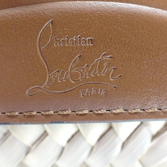 Christian Louboutin Straw Loubishore Tote Bag - Picture 9 of 10